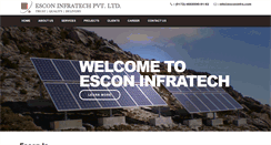 Desktop Screenshot of esconinfra.com