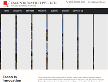 Tablet Screenshot of esconinfra.com